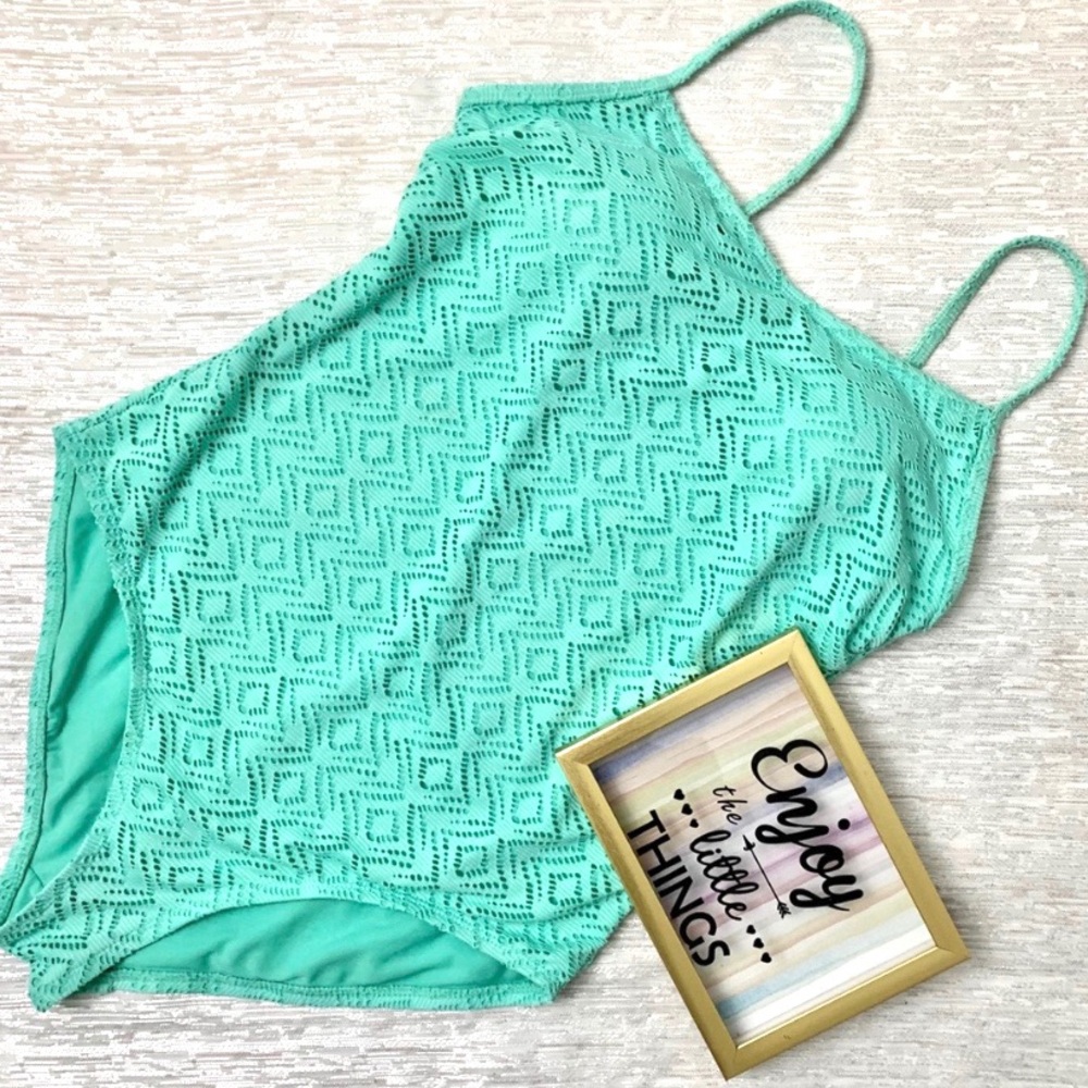 Catalina Mint Green One Piece Swimsuit - Picture 1 of 6